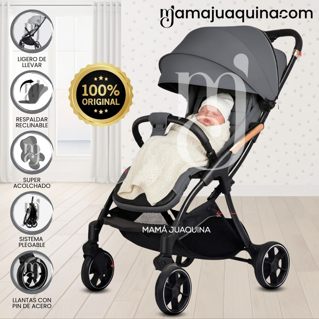 Coche Maleta de Lujo «KEYLA» Edición Limitada Gris