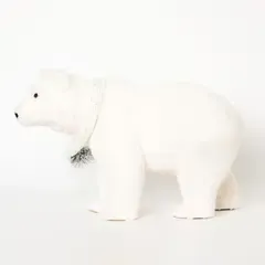 Adorno Navideño Oso White 58X37Cm