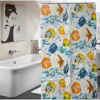 Cortina de Baño Peces 180x180cm