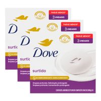 Pack Jabón de Tocador DOVE Surtido Barra 90g Paquete 3un x 3un