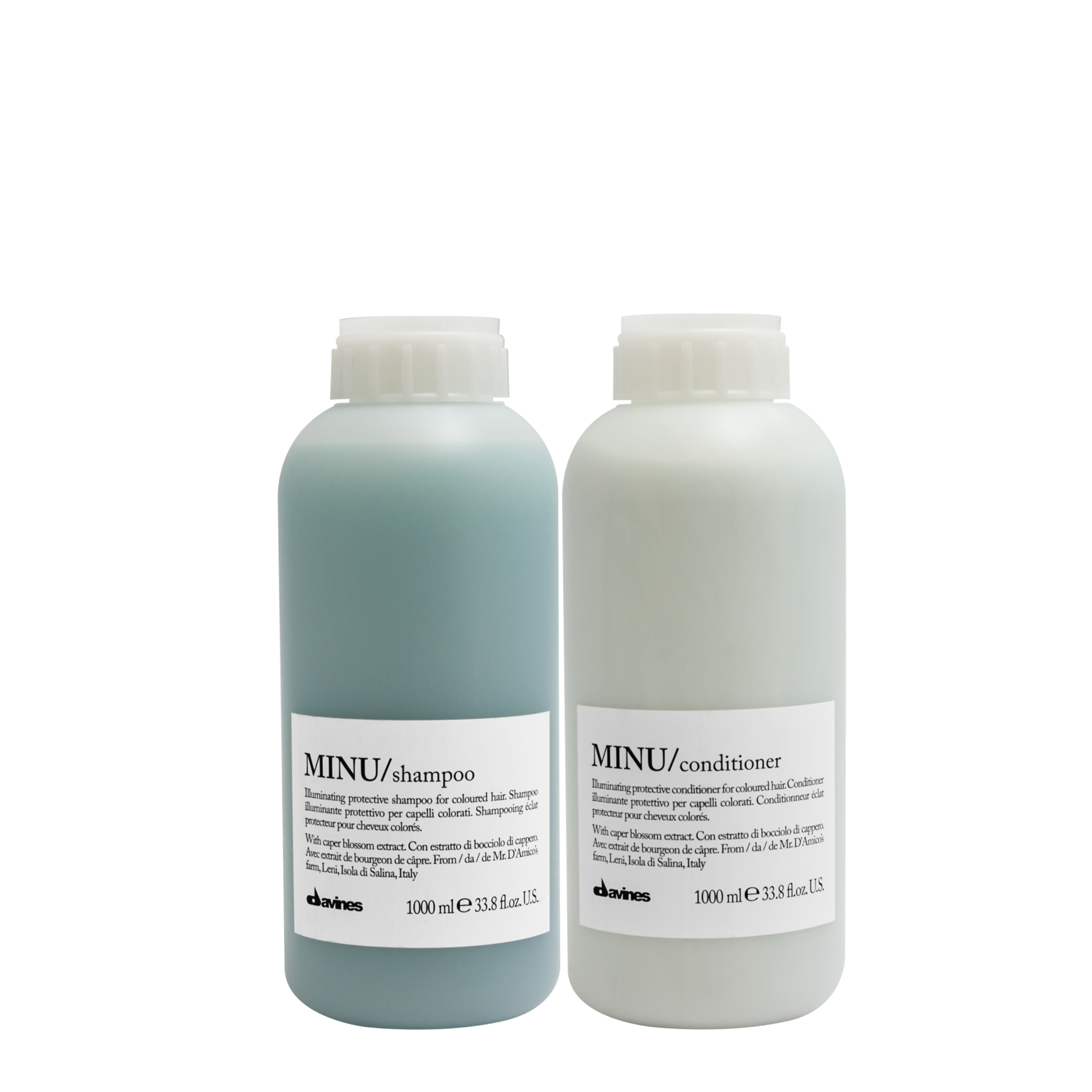 Davines minu dúo xl shampoo 1000ml+ acondicionador 1000ml