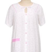 Camison / bata Manga Corta  /embarazo / post parto Rosa L/XL