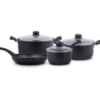 SET DE OLLAS X 07 NOVA TV ANTIADHERENTE - MEGA IMPORT