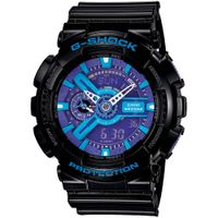 Reloj Casio G-Shock GA110HC-1A Digital Analogico Luz Led Resina Negro Azul Morado