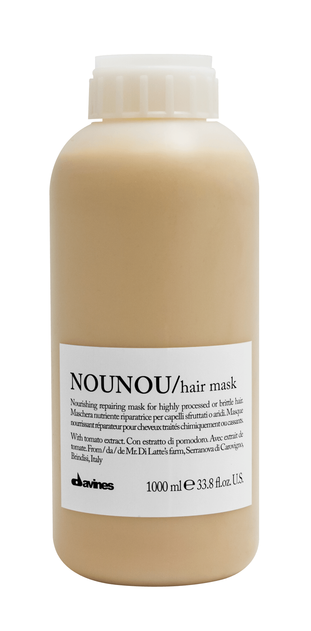 Davines nounou mask mascarilla nutritiva para cabellos maltratados 1000ml