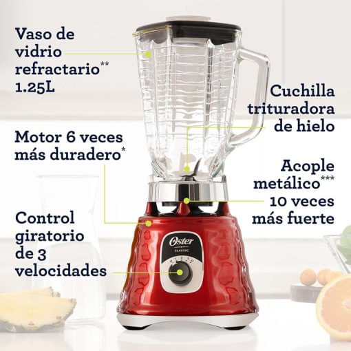 Licuadora Clásica Oster 1.25L BLST4126R - 700Watts !OFERTON!
