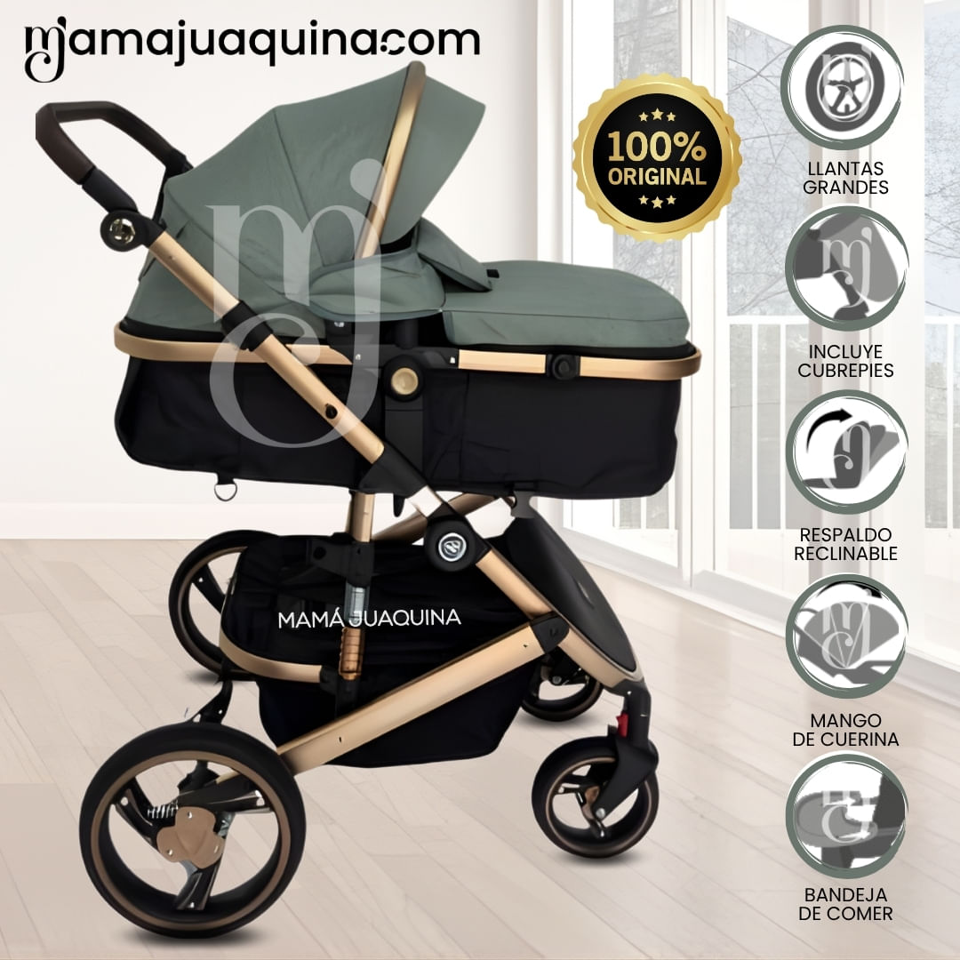 Coche Travel System «MILAN» Edición Limitada Verde