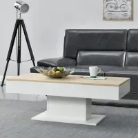 Mesa de Centro Nasáu Blanco 2 Compatimientos