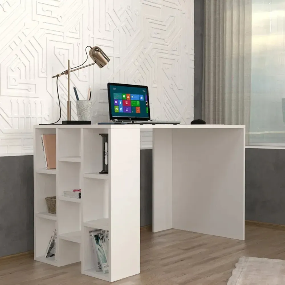 Escritorio Práctico Karol color Blanco TU MESITA
