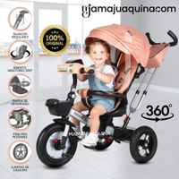 Triciclo Guiador Giratorio «PRIME XL» Para Niños Melón