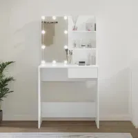 Tocador Moderno Misti con focos LED color Blanco TU MESITA