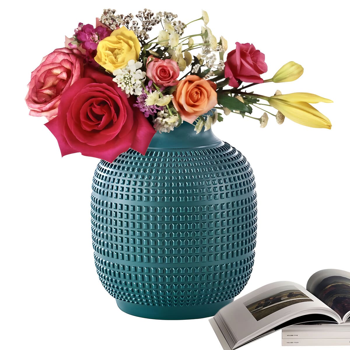 Florero Decorativo Modelo Safari Azul