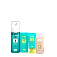 Pack Isdin Limpieza y Fotoprotección Pieles Mixtas a Grasas