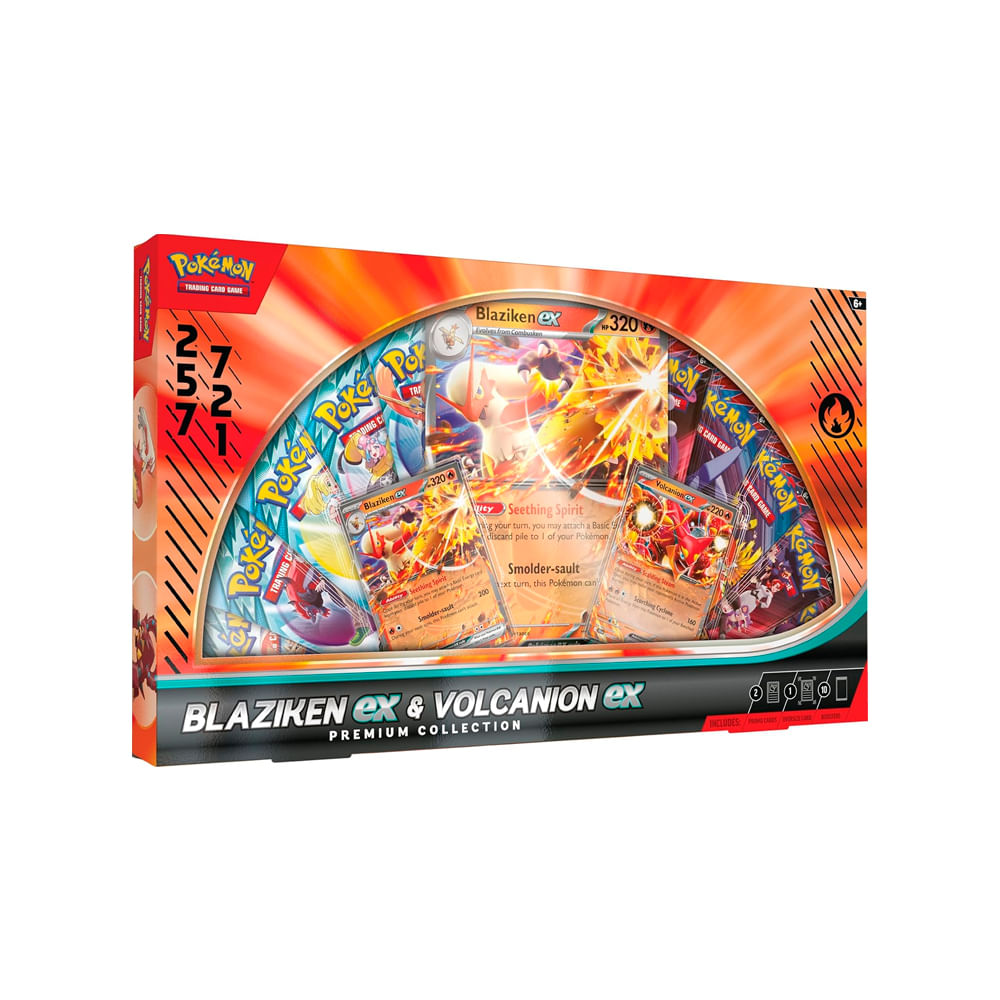 Pokemon TCG Blaziken Ex Volcanion Ex Premium Collection
