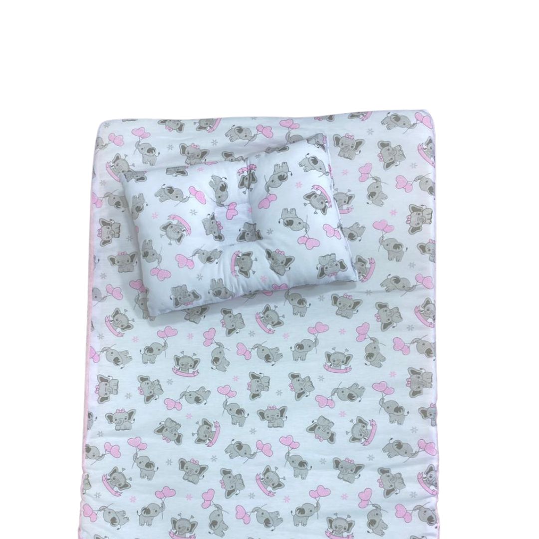 Almohada / Cojin Antireflujo Bebe Con Forro Y Almohada 61x45x10cm Para Niña