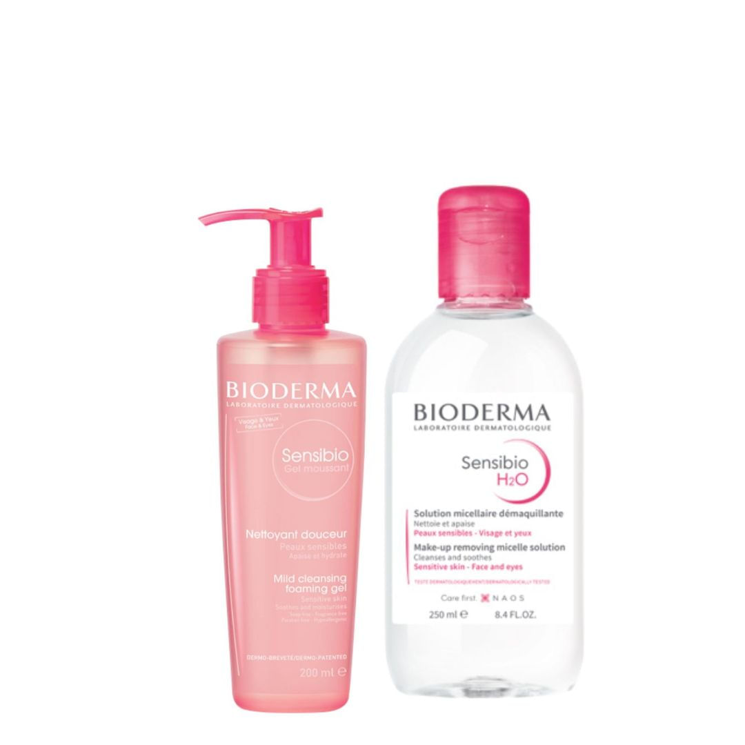 Duo Sensibio limpieza e hidratación protección para el verano