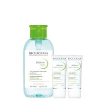 Rutina Sébium para piel mixta a grasa: Agua Micelar 500ml + 2 Mat Control 30ml