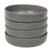 Set de 4 Bowl Gris 19cm Orange