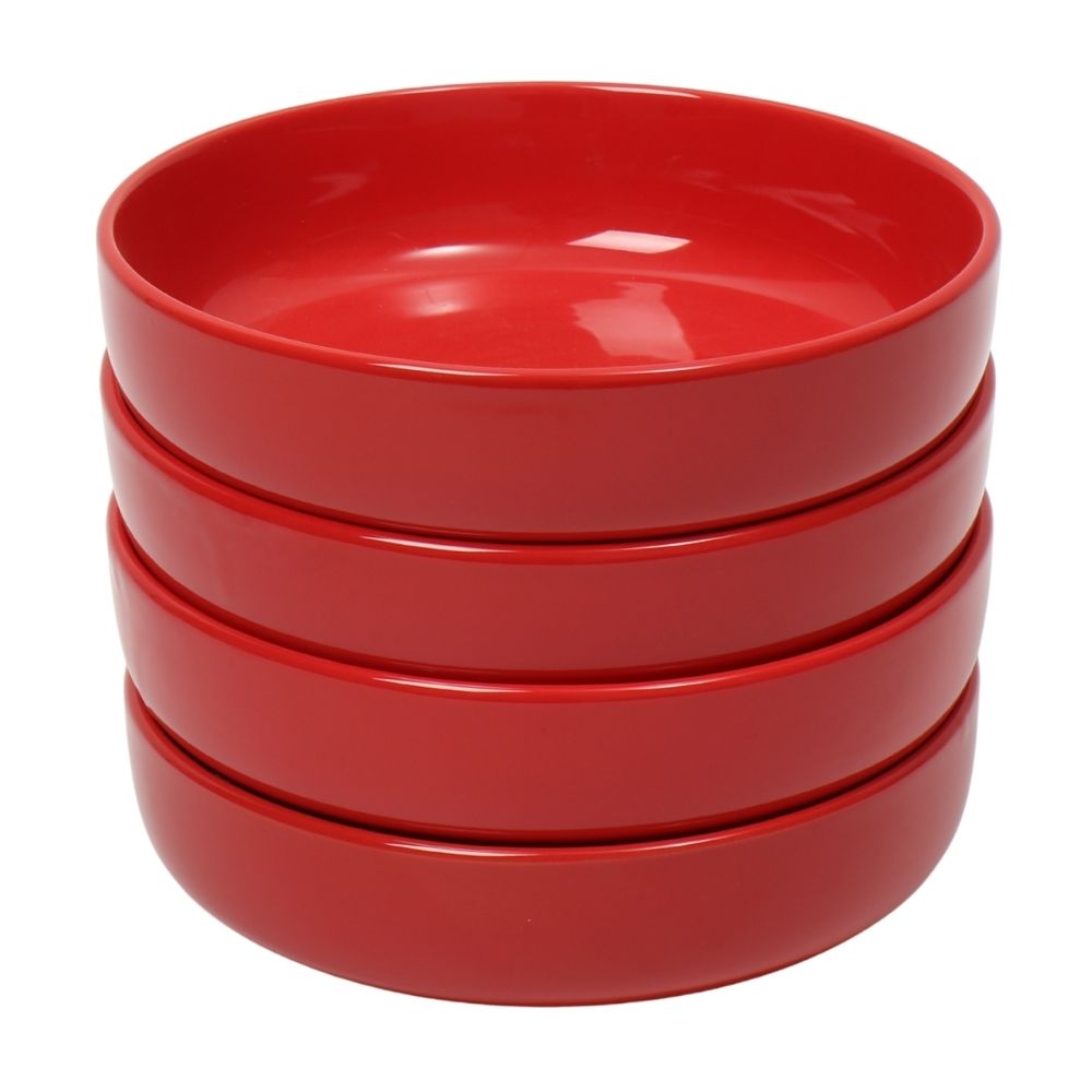 Set de 4 Bowl Rojo 19cm Orange