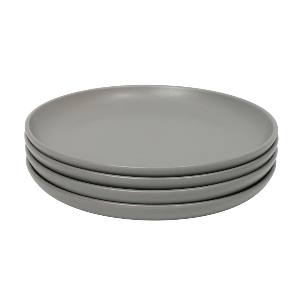 Set de 4 Platos Tendidos Gris 26.5cm Orange