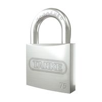 Candado Plano Niquel Satinado Alta Seg 70mm Tanke