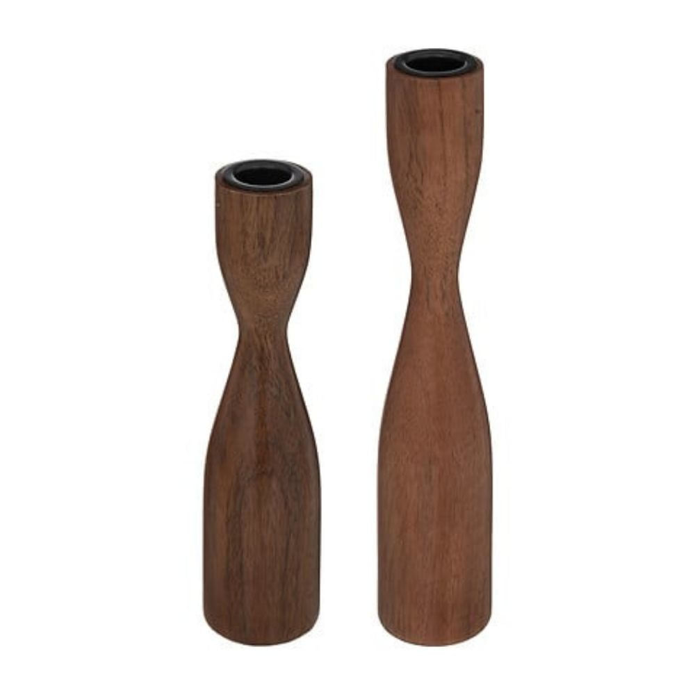 Juego de 2 candelabros 25cm Atmosphera