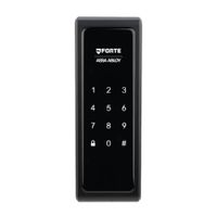 Cerrojo Digital Forte Sr100 Negro
