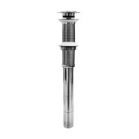 Desagüe Xl Push Acero Inoxidable Tapón Grande sin rebose 13"" Metusa
