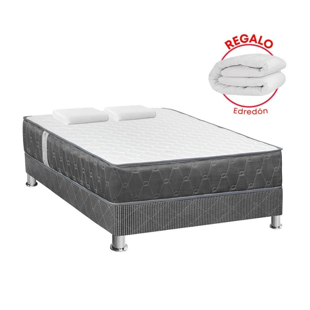 Cama Americana Forli Acqua 2 Plazas + Edredón