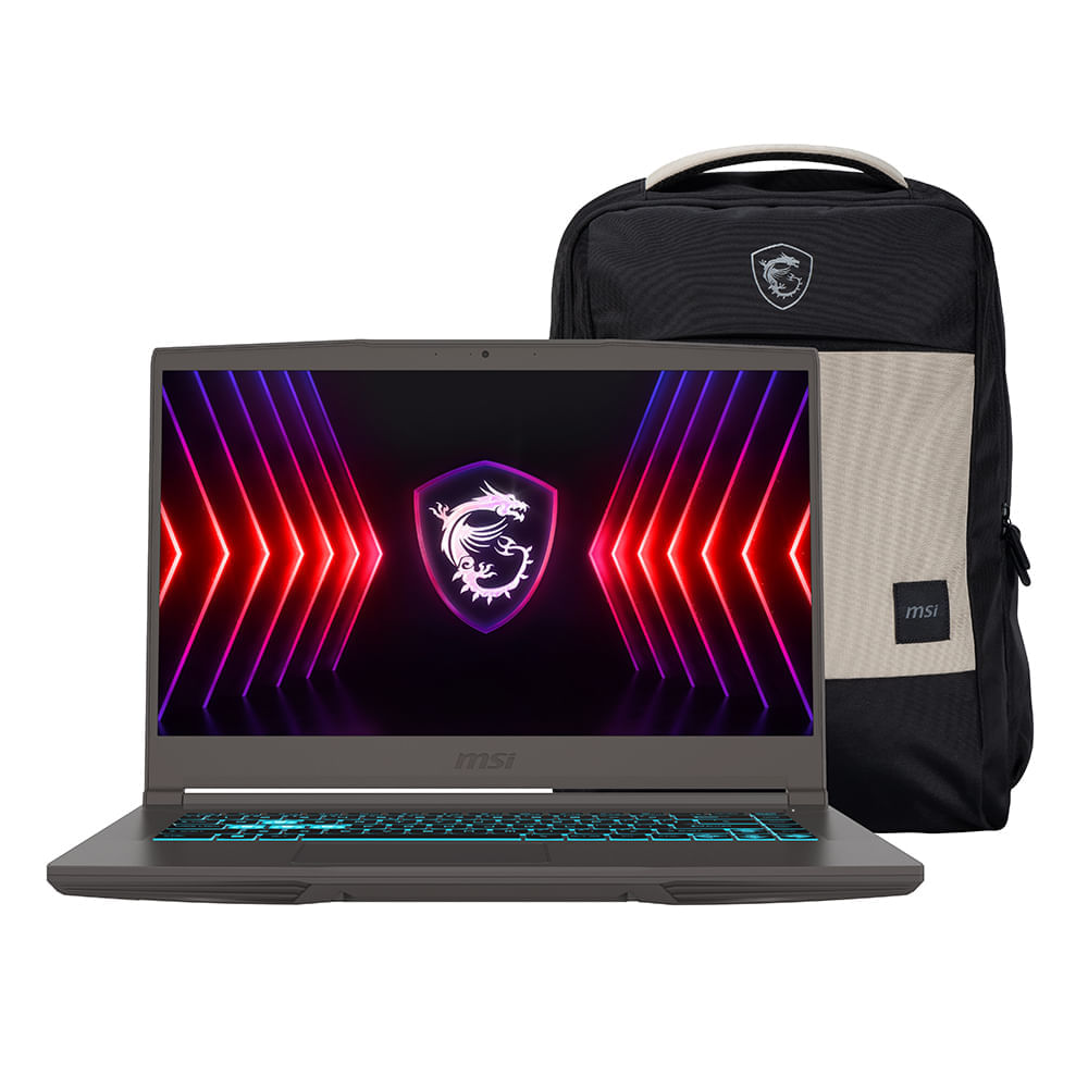 Laptop Msi Thin B13UC 15.6"" Intel Core i5-13420H, 512GB SSD, 16GB RAM, GeForce RTX 3050 4GB, teclado español, Win 11, Cosmos Gray