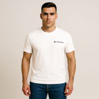 Polo Blanco Acuarela Caballero