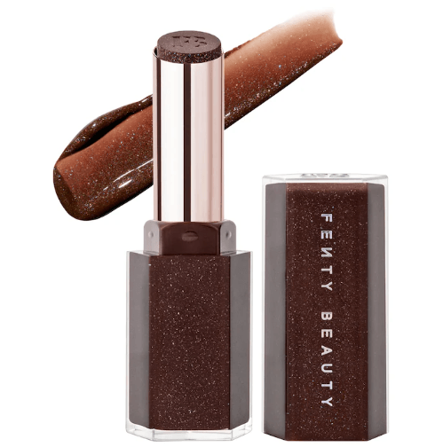 Fenty Beauty: Gloss Bomb Stix High-Shine Gloss Stick - N5 - Hot Chocolit - shimmering rich brown