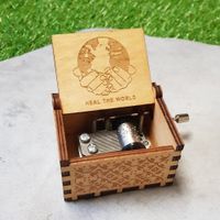 Caja Musical Heal The World Michael Jackson Rey del Pop Rock