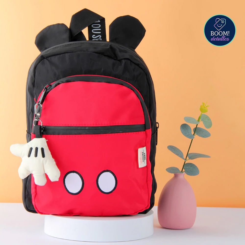 Mochila Mickey Mouse Para Niños Original Disney Minnie Bolso Moda Zara