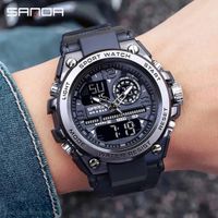 Reloj Hombre Deportivo Análogo Digital con Cronógrafo Sanda 6024
