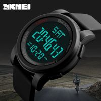 Reloj Deportivo Digital Led para Hombre con Podómetro Reloj Inteligente Skmei