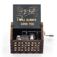 Cajita Musical I Will Always Love You Whitney Houston Regalo de Novios Romance