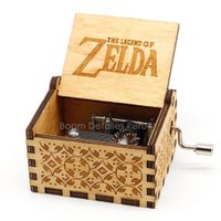 Caja Musical Zelda- Color Madera