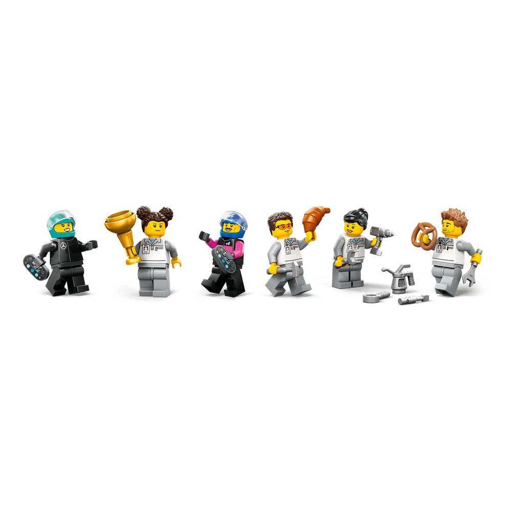 LEGO 60444 Garaje de F1® con Coches Mercedes-AMG y Alpine