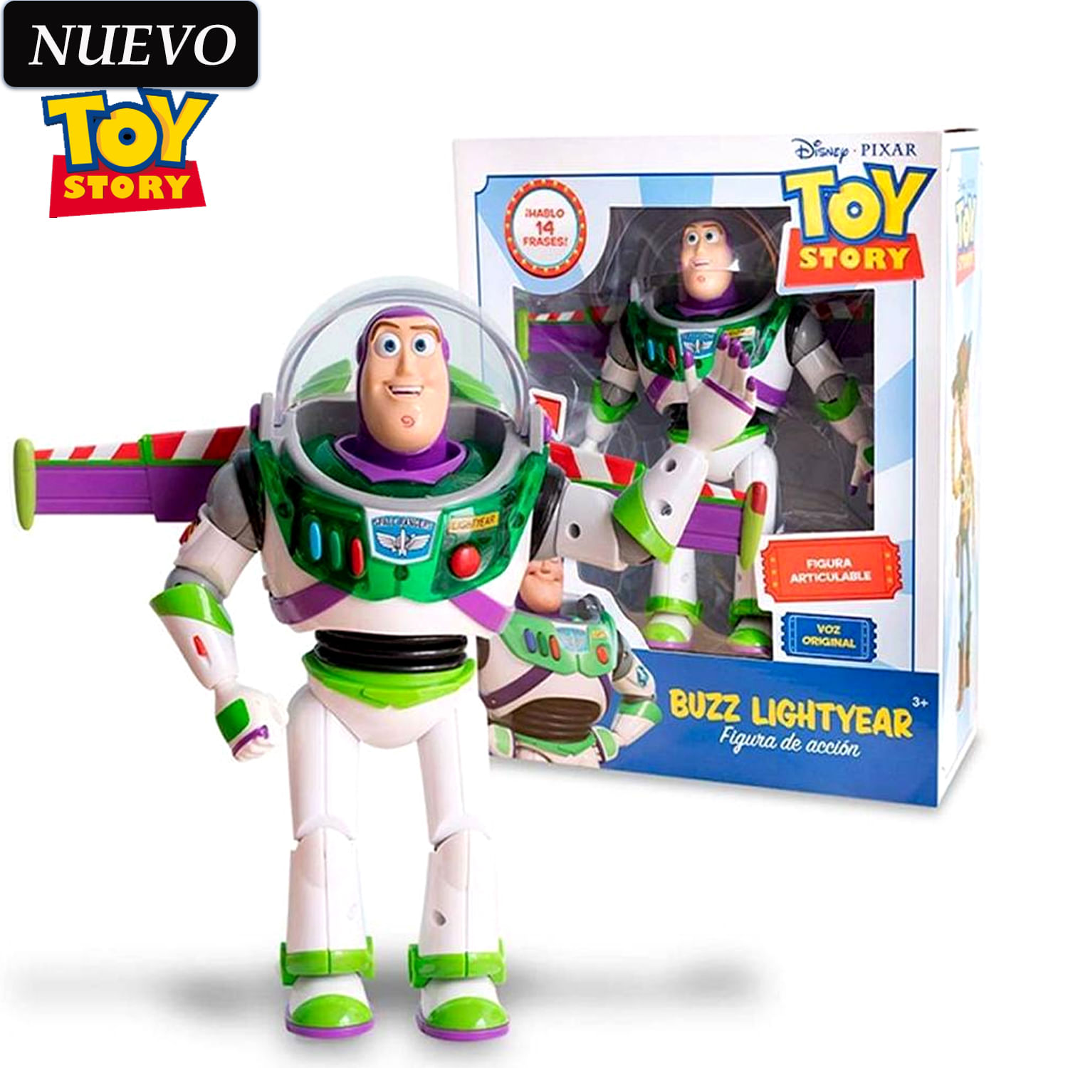 Figura de Accion Toy Story de Buzz Lightyear Disney TY-M10
