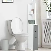 Mueble Moderno para Baño Paracas color Blanco/Gris TU MESITA