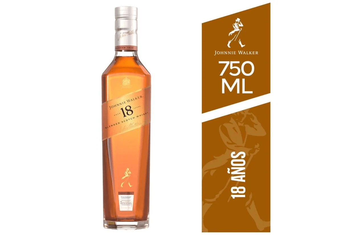 Whisky JOHNNIE WALKER 18 años Botella 750ml