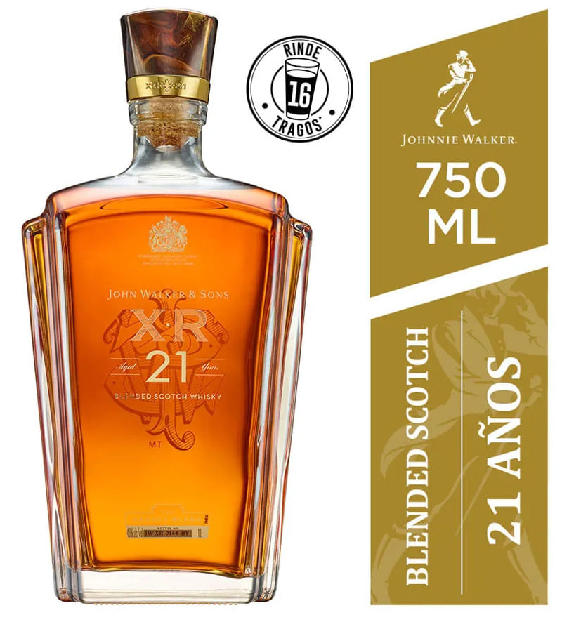 Whisky JOHNNIE WALKER XR 21 años Botella 750ml