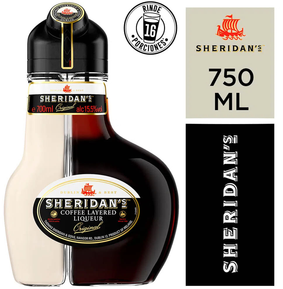 Licor de Crema SHERIDAN'S Botella 750ml
