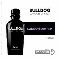 Gin BULLDOG London Dry Botella 750ml