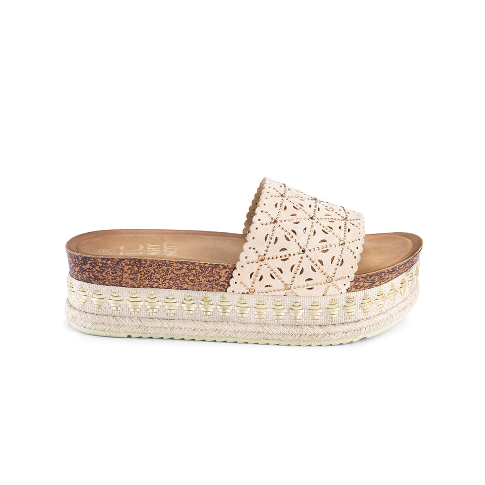 Sandalias Time Chopper Mujer H7532-18 Beige