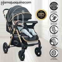 Coche Cuna De Lujo «DANNEL» con Mochila Negro