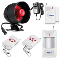 SIstema de Alarma Seguridad Sirena y con Sensores de Movimiento KERUI
