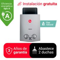 TERMA A GAS 8L GAS NATURAL GN - TIRO NATURAL SIN DUCTO