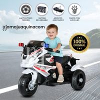 Trimoto a Batería para Niños «DELTA» Blanco